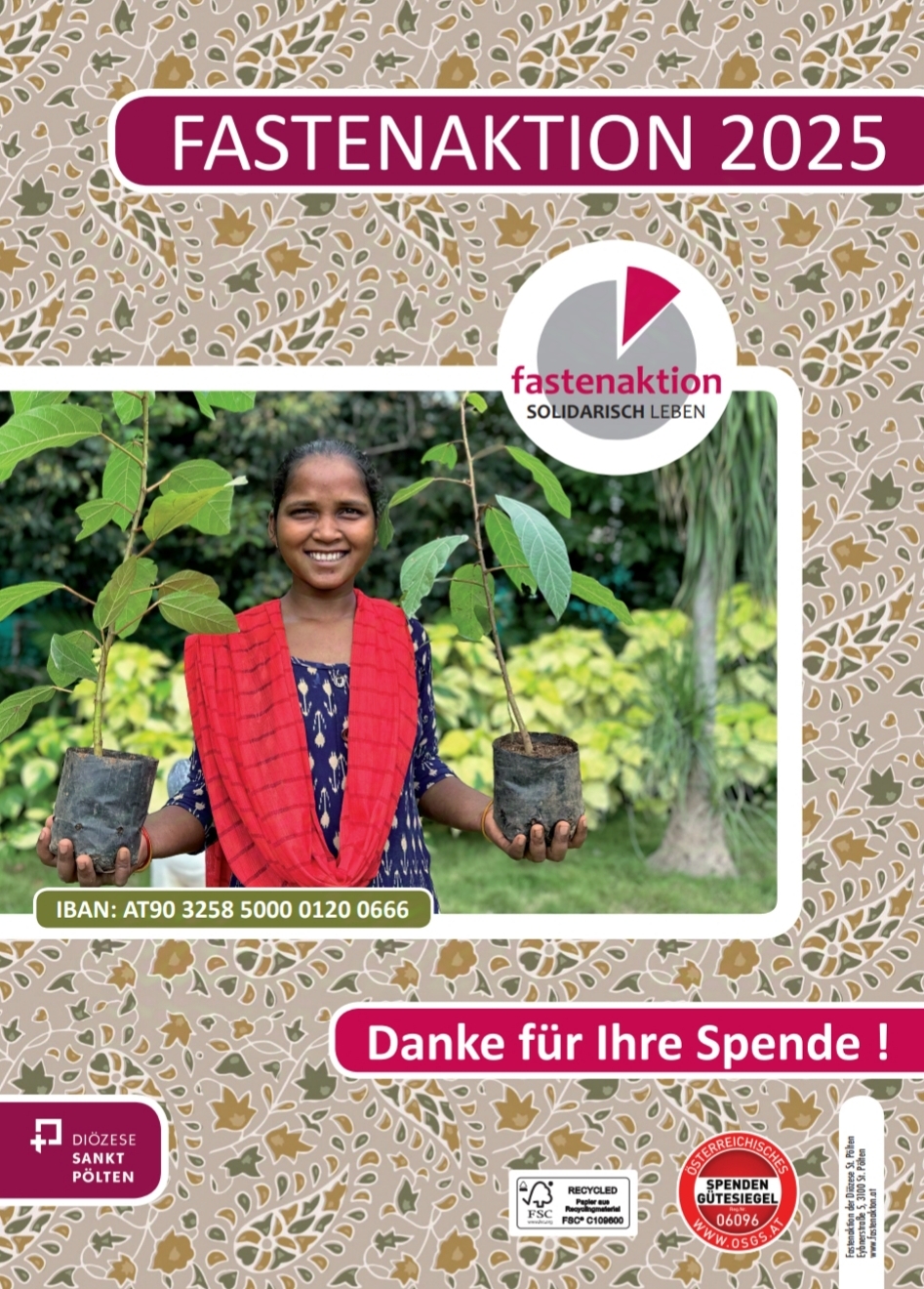 Fastenaktion_Plakat Diözese St. Pölten